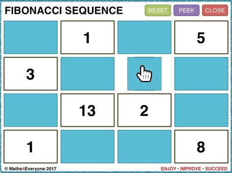 fibonacci sequence game.